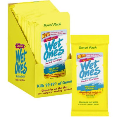 Wet Ones Antibacterial Hand Wipe Travel Packs - Fresh Scent - 12 pk. -  Sam's Club