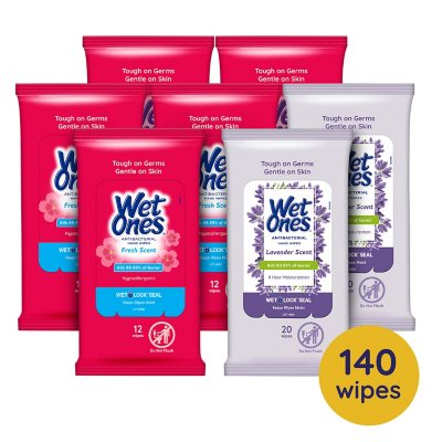 Wet Ones Hand Wipes, Lavender Scent, Antibacterial - 40 ea