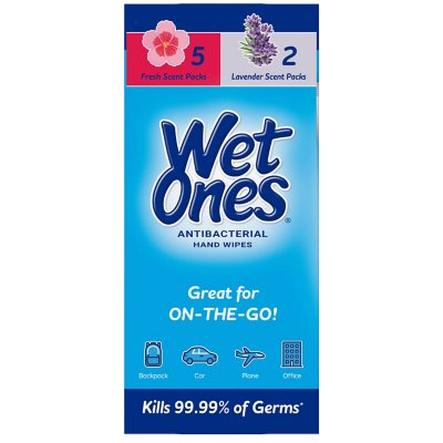Wholesale Travel Size Wet Ones Antibacterial Wipes - Pack of 20