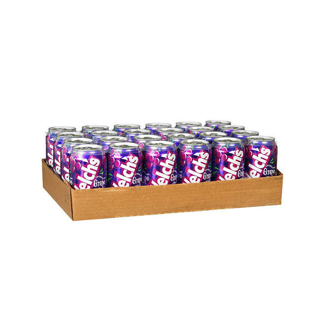 Welch's Grape Soda - 12 oz. cans - 6 pk. - 4 ct.
