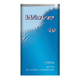 Wave Blue 100's Box 20 ct., 10 pk.