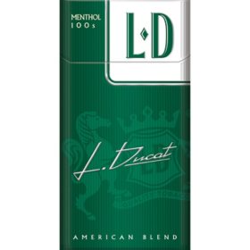 LD Menthol 100s Box, 20 ct., 10 pk.