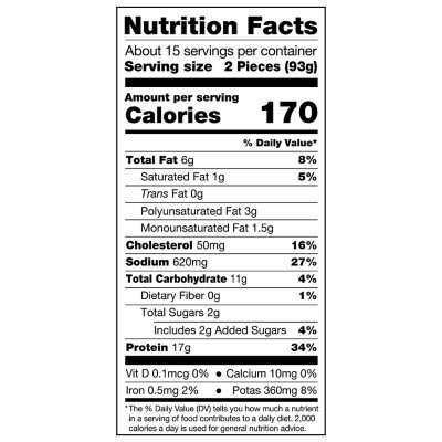 Just Bare Lightly Breaded Chicken Breast Original Strips, Frozen 