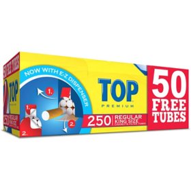 TOP Regular Cigarette Filter Tubes 250 ct., 4 pk.