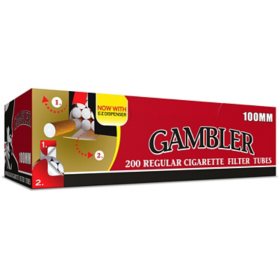 Gambler 100's Tubes 200 ct., 5 pk.