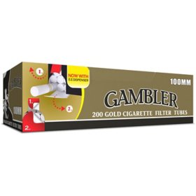 Gambler 100's Tubes 200 ct.