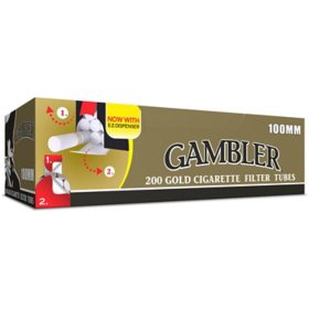 Gambler 100's Tubes (200 ct.)