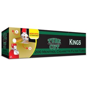 Republic Tobacco Tube Cut Menthol 200 ct., 5 pk.