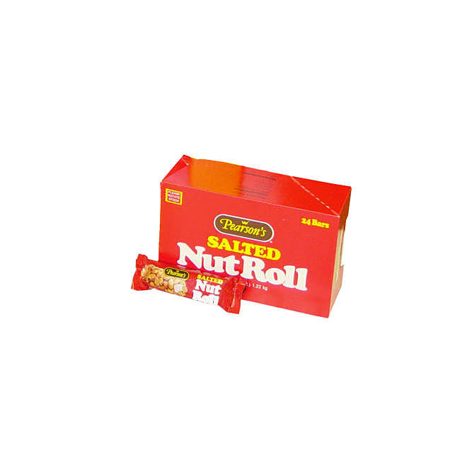 Pearson's Salted Nut Roll 1.8 oz. bar., 24 ct.