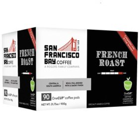 San Francisco Bay Coffee Single Serve Cups, French Roast 90 ct.