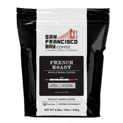 San Francisco Bay Whole Bean Coffee, French Roast 40 oz. Sam's Club
