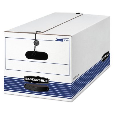 Bankers Box Liberty Plus Letter Size File Organizer  with White and Blue  12 Pack