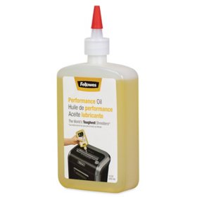 Fellowes - Powershred Performance Oil -  12 oz. Bottle w/Extension Nozzle