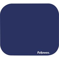 Fellowes - Polyester Mouse Pad, Nonskid Rubber Base, 9 x 8 -  Blue
