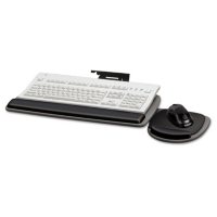 Fellowes - Adjustable Standard Keyboard Platform, 20-1/4w x 11-1/8d -  Black/Gray