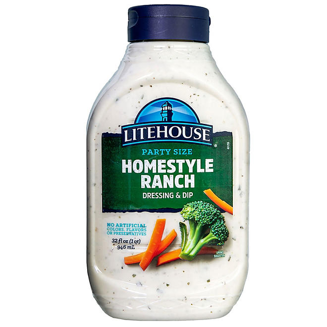 Litehouse Homestyle Ranch Dressing and Dip 32 fl. oz.