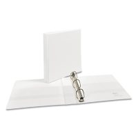 Avery Durable View Binder with DuraHinge and EZD Rings, 3 Rings, 2" Capacity, 11 x 8.5, White