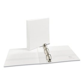 Avery Durable View Binder with DuraHinge and EZD Rings, 3 Rings, 11 x 8.5, White, Select Size