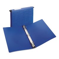 Avery Hanging Storage Flexible Non-View Binder with Round Rings, 3 Rings, 1" Capacity, 11 x 8.5, Blue