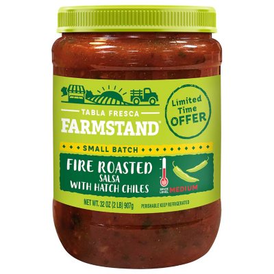 Tabla Fresca Farmstand Fire Roasted Salsa with Hatch Chilis (32 oz