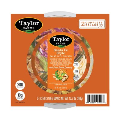 Taylor Farms Santa Fe Style Salad With Chicken 6 25 Oz 2 Pk Sam S Club