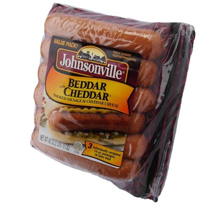 Johnsonville Beddar with Cheddar Smoked Sausage 42 oz. Sam s Club