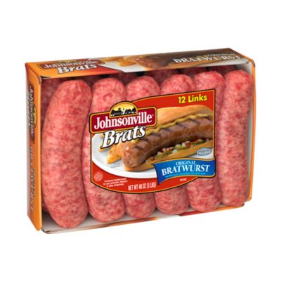 Johnsonville Brats Original Bratwurst Party Pack 12 Ea, Meat