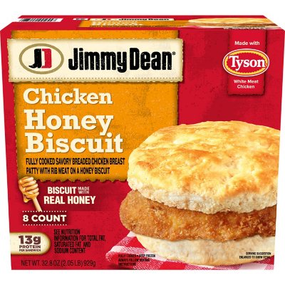 Jimmy Dean Crispy Chicken Honey Biscuit 8 Ct Sams Club