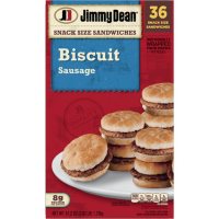 Jimmy Dean Snack Size Sausage Biscuits, Frozen (36 ct.)