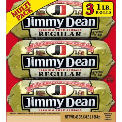 Jimmy Dean® Regular Roll Sausage 3/1lb Sam's Club