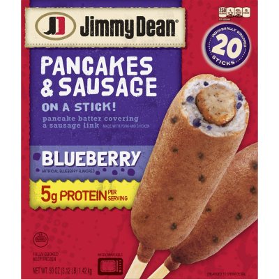 Jimmy Dean Pancakes & Sausage on a Stick Blueberry 12CT 30oz