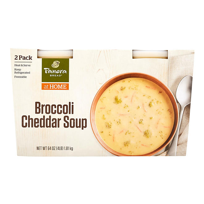 Panera Bread Broccoli Cheddar Soup (32 oz., 2 pk.)