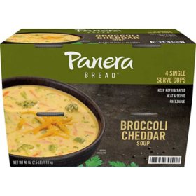 Panera Bread Broccoli Cheddar Soup Single-Serve Cups, 4 pk.