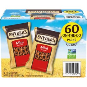 Snyder's Of Hanover Mini Pretzels 1.5 oz., 60 ct.