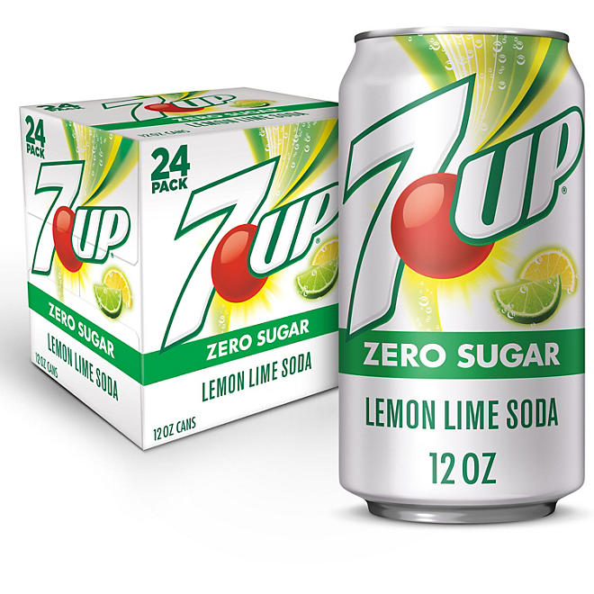 7UP Zero Sugar Lemon Lime Soda (12 fl. oz., 24 pk.)