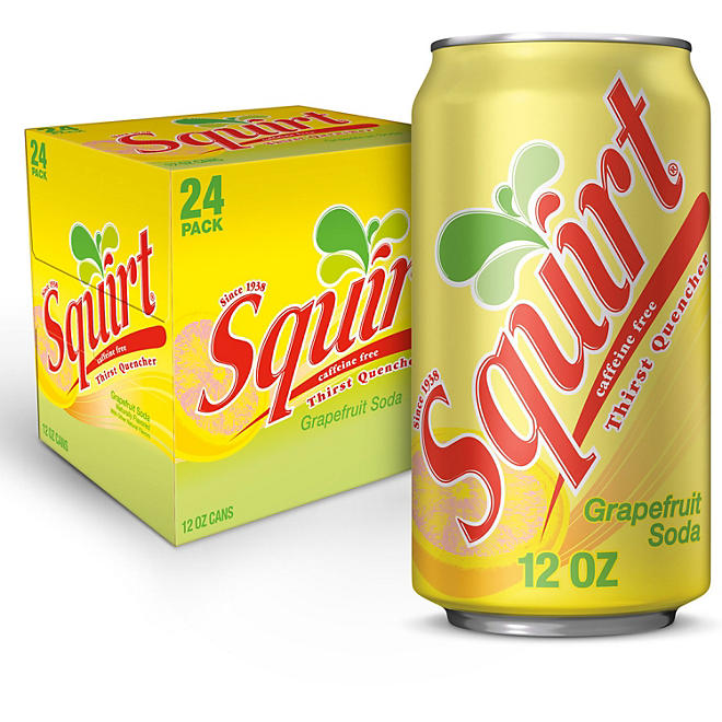 Squirt Citrus Soda 12 fl. oz., 24 pk.