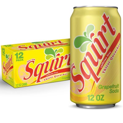 Squirt Citrus Soda 12 fl. oz. cans, 12 pk. - Sam’s Club