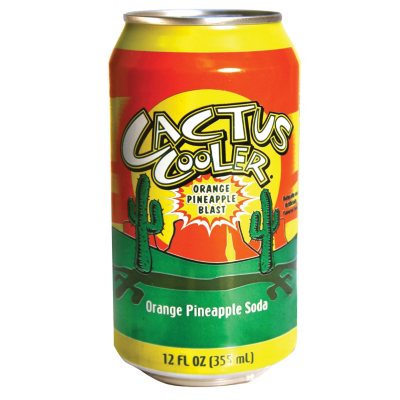 Cactus Cooler Caffeine FREE Orange Pineapple Blast 12 oz-12 Pack Ship FREE