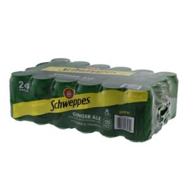 Schweppes Ginger Ale 12 oz., 24 pk.