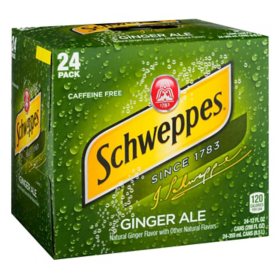 Schweppes Ginger Ale 12 oz., 24 pk.