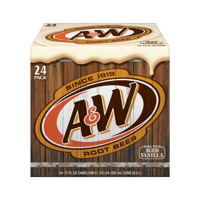 Mug Soda, Root Beer, Caffeine Free - 24 pack, 12 fl oz cans