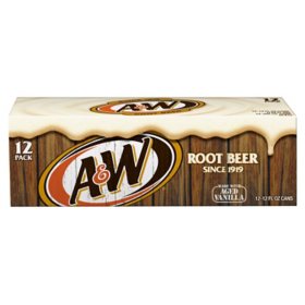 A&W Root Beer Soda 12 fl. oz., 12 pk.