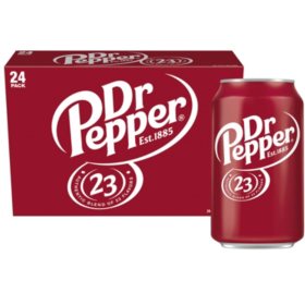 Dr Pepper 12 fl. oz. cans, 24 pk.