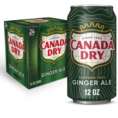 CANADA DRY® GINGER ALE, 10 OZ PLASTIC BOTTLES (24 BOTTLES/CASE)