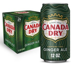 Canada Dry Ginger Ale Soda 12 fl. oz., 24 pk.