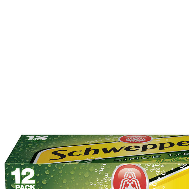 Schweppes Ginger Ale Soda 12 fl. oz. cans, 12 pk.