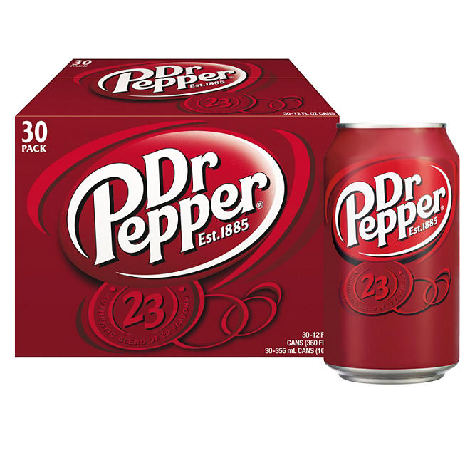 Dr Pepper 12 oz., 30 pk.
