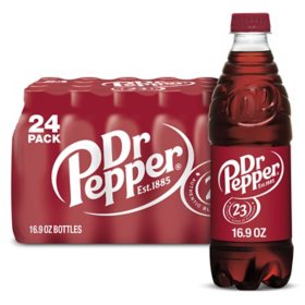 Dr Pepper Soda 16.9 fl. oz., 24 pk.