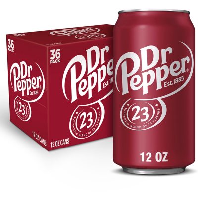 Dr Pepper Soda Cans, 12 pk / 12 fl oz - Foods Co.