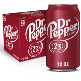 Dr Pepper Soda 12 fl. oz. cans, 36 pk.